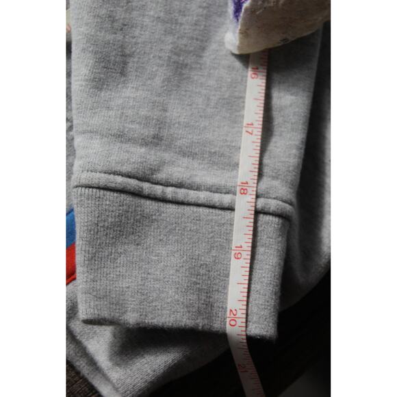 Kule Lightning Bolt Sweater Dopamine Colorful Prep Punk Trendy Gray XS - Picture 9 of 9